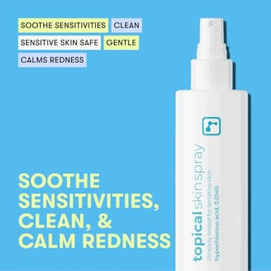 BRIOTECH Topical Skin Spray, Hypochlorous Acid Spray for Sensitive Skin, HOCl Facial Mist, Full Body Support Against Irritation, Calm Redness, Soothe Foot & Scalp, 8 oz (1 Pack) - Image 4