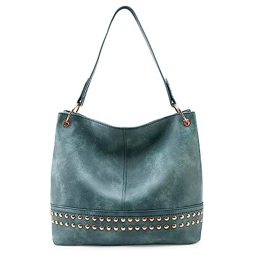 Montana West Large Hobo Bag Leather Purses and Handbags for Women Top Handle Shoulder Satchel Handbags Leather Tote Purse for Women MWC-047DTQ - Image 1