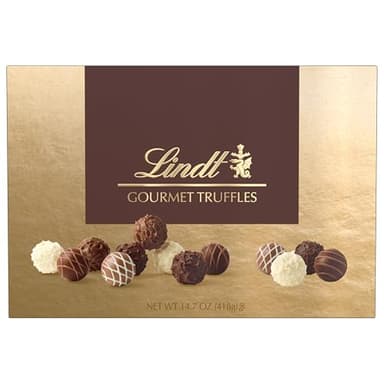 Lindt Gourmet Chocolate Truffles Gift Box, Assorted Chocolate Candy for Mother's Day Gifts, 26 Count, 14.7 oz. Box - Image 10