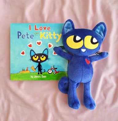 MerryMakers Pete the Kitty Plush Doll, 8.5-Inch - Image 2