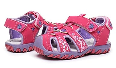 Apakowa Kid's Girl's Soft Sole Close Toe Sport Beach Sandals (Toddler/Little Kid) - Image 7
