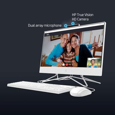 HP All-in-One Desktop Computer, 21.5" FHD Display, Intel Celeron J4025 Processor, 16GB RAM, 1TB SSD, Webcam, HDMI, RJ-45, Wi-Fi, Kb & Mouse, Windows 11 Pro (Renewed) - Image 8