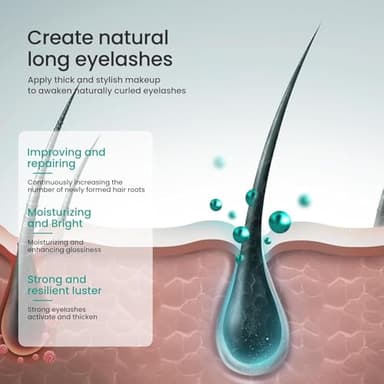 Lash Serum - Advanced Eyelash Serum, For Thicker, Longer Eyelashes and Eyebrows, Advanced Natural Formula for Longer, Fuller-574 - Image 4