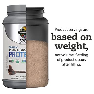 Garden of Life Organic Vegan Protein Powder with Probiotics, BCAAs, NSF Certified, Gluten Free & Sport, Non GMO, Sport Protein Powder, 19 Servings, Chocolate - Image 4