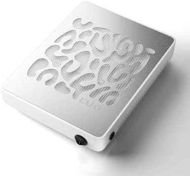 L'UGX Nail Dust Collector, Professional Dust Collector Nail Tech, Powerful Dust Suction Machine Manicure Pedicure Tool for Acrylic Nail Polishing, Low Noise, 30 Pcs Filter Papers - Image 3