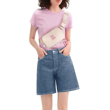 Uygafly Personalized Anniversary Wife's Birthday Gifts,Mothers Day Gifts for Women Wife,Wife Gifts from Husband,Cool Birthday Gifts for Wife,Belt Bag Waist Packs for Women Girls | Cream,R - Image 2