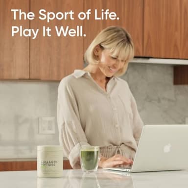 Sports Research Premium Collagen Peptides Powder and Organic Matcha Green Tea - Collagen Powder Protein Supplement with Japanese Matcha and Amino Acids - Gluten Free, Non-GMO, Sugar Free - Image 7