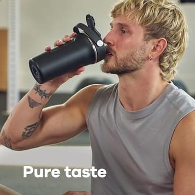 Hydro Flask 24 Oz Insulated Shaker Bottle Trillium Pink - Image 6