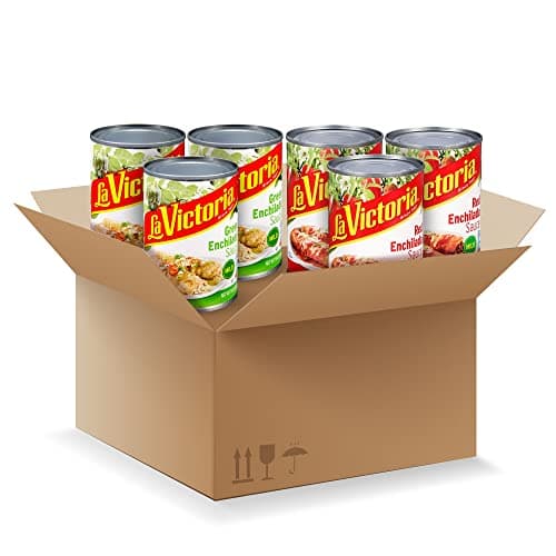 LA VICTORIA Variety Pack, Green, Red enchilada sauce, 10 oz Can (6 Pack) - Image 1