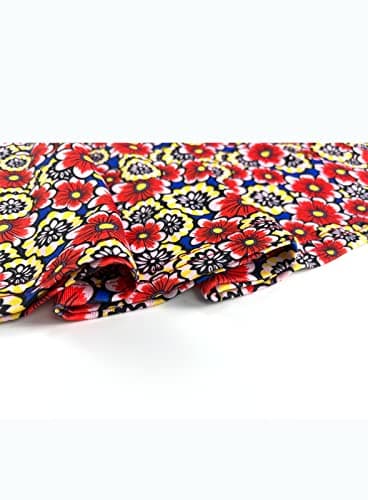 SimpleFun Red Floral Print Dresses for Women Cotton Sundresses Casual Swing Dress Beach Vacation Essentials,XXL - Image 6