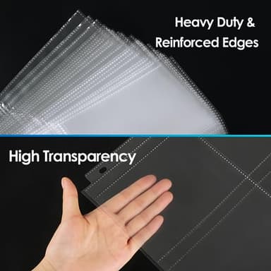 MaxGear 3.5 x 5 Photo Sleeves 30 Pack for 3 Ring Binder, Heavy-Duty Archival Photo Page Protectors Holds 240 Pictures, 4-Pocket Clear Picture Album Refill Pages - Image 5