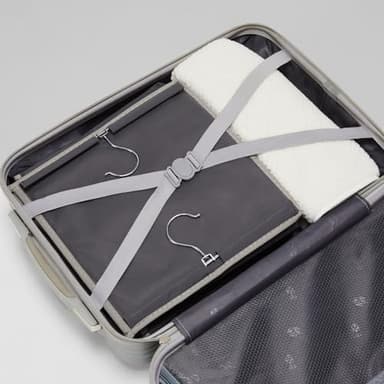 YOUDENOVA Hanging Closet Organizer, 6-Shelf Closet Hanging Storage Shelves, 2 Packs, Grey - Image 6