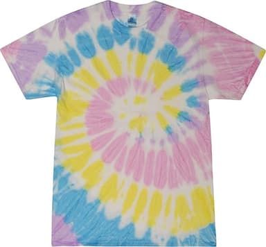 Colortone 100% Cotton Pigment Tie Dye T-Shirt for Women and Men, Small, Gummy Bear