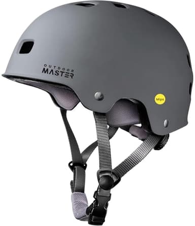 OutdoorMaster MIPS Skateboard Cycling Helmet for Adults - Lightweight, Ventilated Multi-Sport Helmet with Two Removable Liners for Scooter, Roller Skating, Inline Skating - Image 1