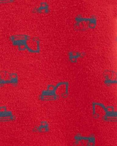 Simple Joys by Carter's Baby Boys 3-Pack Snap-up Rompers, Navy Stripe/Red Construction/White Alligator, 6-9 Months - Image 3