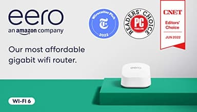Amazon eero 6+ mesh wifi router - Supports internet plans up to a Gigabit, Coverage up to 1,500 sq. ft., Connect 75+ devices, 1-pack - Image 8