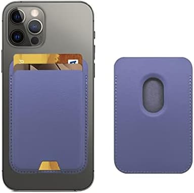 Magnetic Wallet Compatible with MagSafe for iPhone 17 16 15 14 13 12 Pro Max Air Plus Model, Mag 3 Safe Card Holder Stick on Accessories for Cell Phone & Case, Violet - Image 3