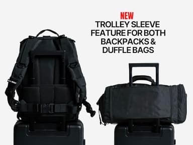 WOLFpak 25L Athletic Gym Backpack - Durable 1000D Waterproof Oxford Material with MOLLE Webbing, Laptop Pocket & Dual Cup Holders, Durable Fitness/Travel/Military Daypack (Nightshade Edition) - Image 3