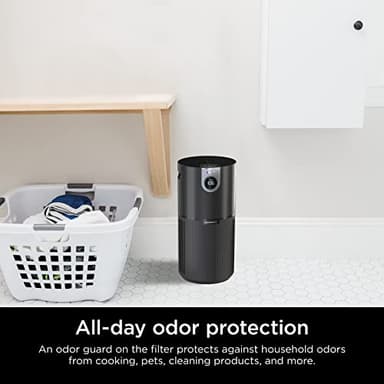 Shark AP1000 Clean Sense Air Purifier MAX, Allergies, HEPA Filter, 1100 Sq Ft, XL Room, Living Room, Whole Home, Captures 99.98% of Particles, Pollutants, Dust, Smoke, Allergens & Smells, Grey - Image 10