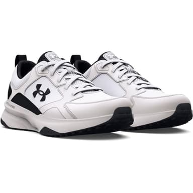 Under Armour Men's Charged Edge, (100) White/White/Black, 14, US - Image 3