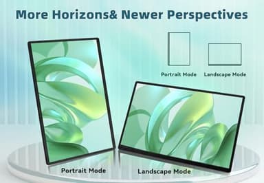2.5K Portable Monitor for Laptop - 16 inch QHD Laptop Screen Extender 120% sRGB Wide Color HDR HDMI USB C Travel External Display with Kickstand Gaming Monitor for Computer PC Phone Game Console - Image 4