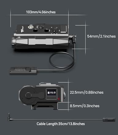 VOTATU V848 Laser Light Combo, Green/IR Laser & 1700LM Flashlight/IR Illuminator Combo, Multi-Mode Display Screen Weapon Light Laser for Rifle and Shotgun Compatible with Mlok Picatinny Rail - Image 6
