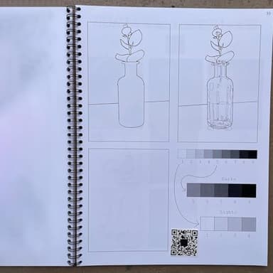 This is Not A Sketchbook, It's an Art Class Spiral-Bound Interactive Workbook Coloring Book for The Aspiring Artist,Art Sketchbook - Image 7