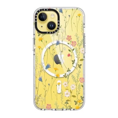 CASETiFY Clear iPhone 14 Case [Not Yellowing / 6.6 ft. 3X Military Grade Drop Protection/Magsafe] - Dreamy Floral Pattern - Clear - Image 3