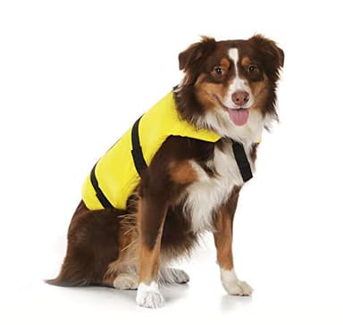 Seachoice Dog Life Vest, Adjustable Life Jacket for Dogs, w/Grab Handle, Yellow, Size XXS, Up to 6 Lbs. - Image 6
