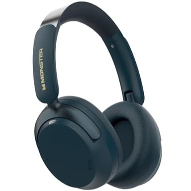 Monster Persona 3rd ANC Headphones, Bluetooth 5.4 Active Noise Canceling Headphone, Comfort Headphones with 70 Hours Playtime, Over Ear Wireless Headphone, Microphone for Call, Foldable Design-Blue - Image 1