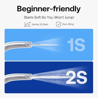 Bitvae Water Dental Flosser for Teeth, Cordless Water Teeth Cleaner Picks, 3 Modes 5 Intensities, IPX7 Waterproof, Rechargeable Water Dental Picks for Cleaning - Black - Image 5