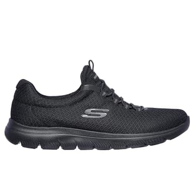 Skechers womens Summits Sneaker, Black, 8 US - Image 6