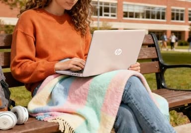 HP Ultrabook Laptop with Office 365 & Copilot AI • Intel 4-Core CPU • 1.1TB Storage (1TB OneDrive and 128GB SSD) • 8GB RAM • Windows 11 w/o Mouse - Image 9