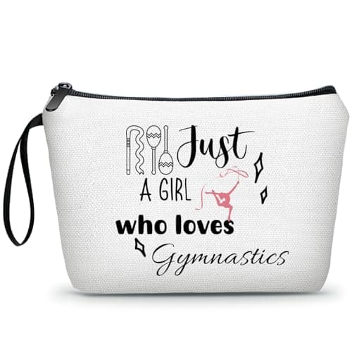 SEAMOON Inspirational Gymnastics Coach Sister Girl Birthday Lover Gifts Travel Cosmetic Makeup Bag Friends Daughter Niece - Image 1
