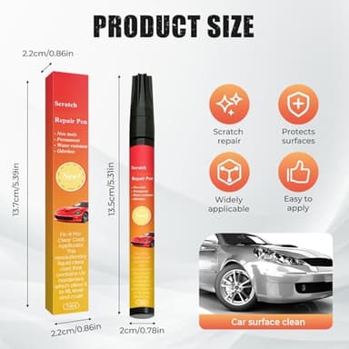 2025 New All Cars Magic Pen for Car Scratches, Magic Car Scratch Removal Pen, Weatherproof Touch up Car Scratch Remover Repair Paint Pen for Vehicles Paint Scratch Repair (1) - Image 7