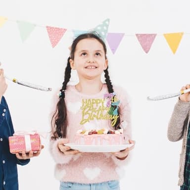 YHEZXUN Mermaid Happy 7th Birthday Cake Topper, Gold Glitter Mermaid Seven Cake Decoration Ocean Theme for Girl 7 Years Old Birthday Party Cake Decor - Image 6