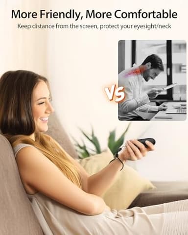 [#1 Magnetic Tech] Remote Control Page Turner for Kindle Paperwhite with Wrist Strap, 2-in-1 Kindle Accessories for iPhone, iPad, Camera Video Record & Shutter Selfie,Ideal Valentine’s Gift - Image 3