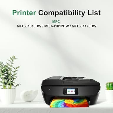 LC401XL Ink Cartridges for Brother Printer High Yield Replacement for Brother LC401 XL Ink Cartridges Work with MFC-J1010DW MFC-J1012DW MFC-J1170DW Printer (4 Pack,Black Cyan Magenta Yellow) - Image 2