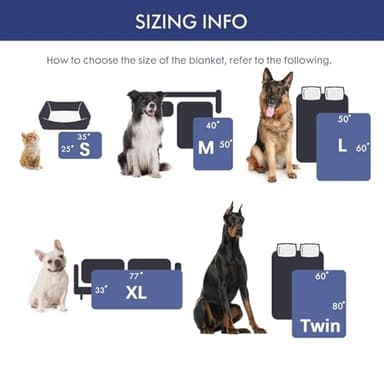 gogobunny Waterproof Dog Blanket for Large Dogs, Cats, Puppy, Reversible Faux Fur Pet Throw Blanket, Washable, Calming Furniture Protection for Sofa Bed (25x35 Inch (Pack of 1), Beige) - Image 5