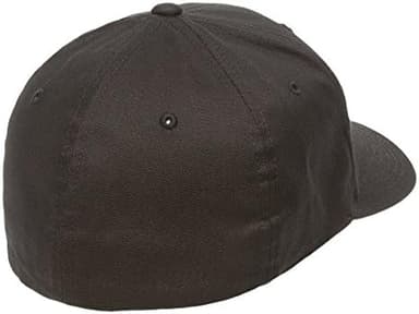 Flexfit Unisex Cotton Twill Fitted Baseball Cap, Black, Large-X-Large - Image 4