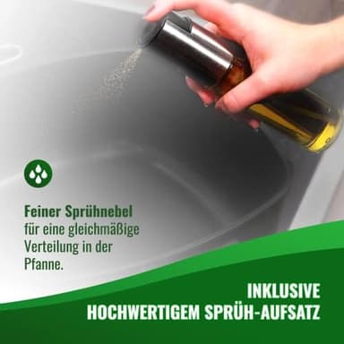 Oilsprayer for Olive & Vine Oil Spray Bottle, Continuous Spray, 3 OZ, for Cooking, Salad Dressing, BBQ and More - Image 6