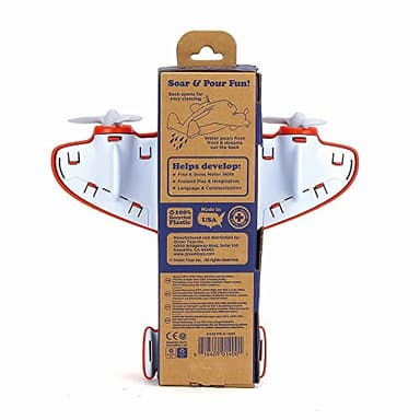 Green Toys Fire Plane - Pretend Play, Motor Skills, Kids Bath Toy Vehicle. No BPA, phthalates, PVC. Dishwasher Safe, Recycled Plastic, Made in USA. - Image 15