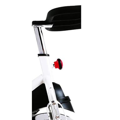 Sunny Health & Fitness Indoor Cycling Exercise Bike with SPD pedals - SF-B1509, White, 47 L x 20 W x 47 5 H - Image 4