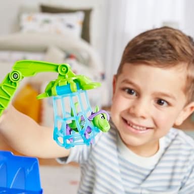 Spidey and his Amazing Friends Marvel Dino-Webs Crawler Toy Car Playset, Spider-Man & Goblin Raptor 4-Inch Action Figures, Kids Ages 3 & Up - Image 6