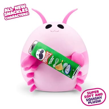Snackles Series 2 Shrimp & Pringles 14 Inch Plush by ZURU, Ultra Soft Plush, Collectible Plush with Real Licensed Brands, Stuffed Animal, Giftable - Image 2