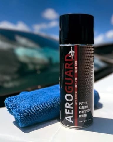 AeroGuard Acrylic and Plastic Windscreen Cleaner, Polish and Protectant for Aviation (13 oz) - Image 2