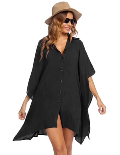 Ekouaer Bikini Beach Cover Ups Women Summer Beachwear Swimwear Bathing Suit Coverups,XX-Large - Image 5