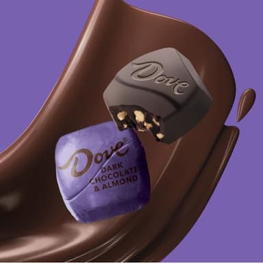 DOVE PROMISES Dark Chocolate & Almond Candy, 6.74 oz Bag (Pack of 8) - Image 4