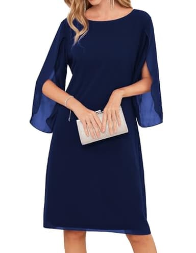 GRACE KARIN Summer Dresses for Women Trendy Cocktail Dress Navy 14 - Image 1