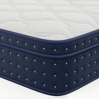 Vesgantti Twin Mattress 12 Inch in a Box, Fiberglass Free Hybrid Single Mattress with Individual Pocket Springs & Memory Foam – Medium Firm Feel Support for Back Pain Relief & Cool Sleep, 120-Night - Image 2